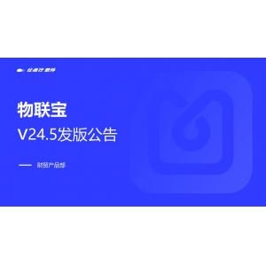 管家婆財工貿(mào)系列&物聯(lián)寶V24.5發(fā)版公告！